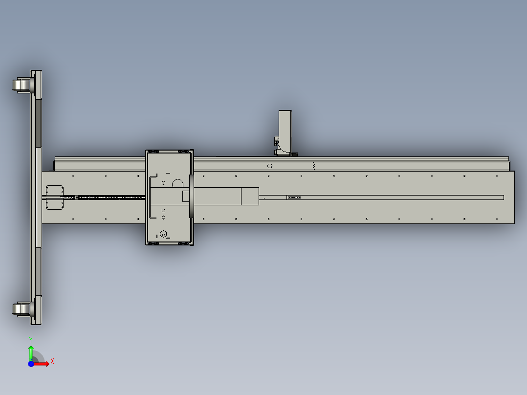 多方向X光成像系统前视图