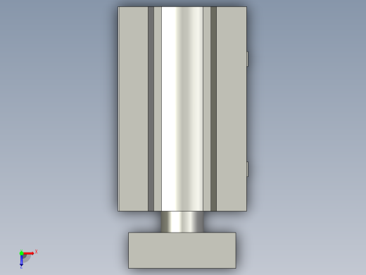 气缸MGPM20-20-M9NL俯视缩略图