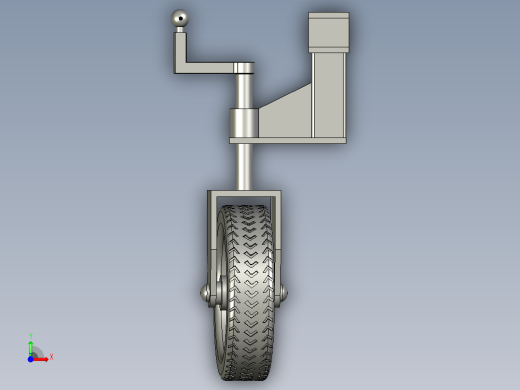 支撑轮装配前视缩略图