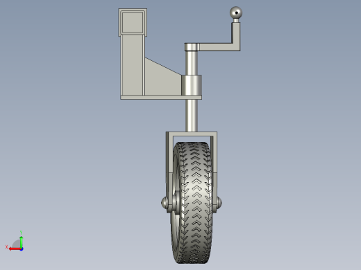 支撑轮装配后视缩略图