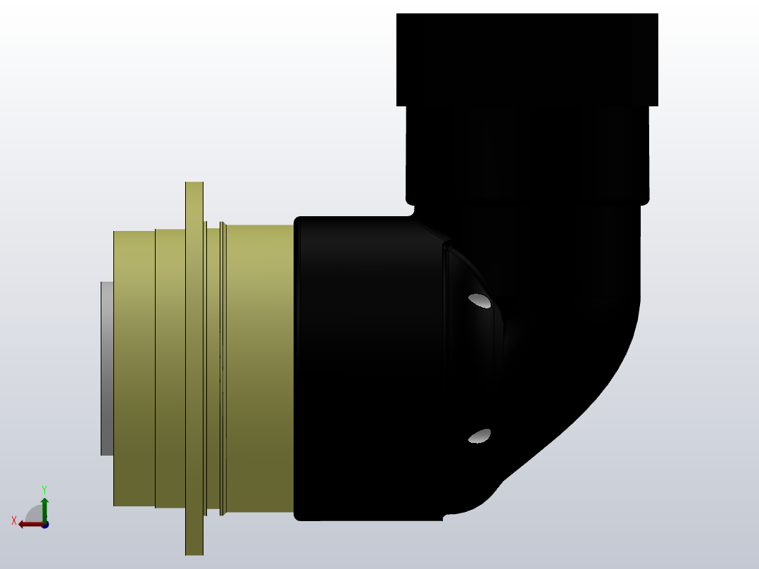 FADR-064-L1精密行星减速机[FADR064-7-P1]后视图