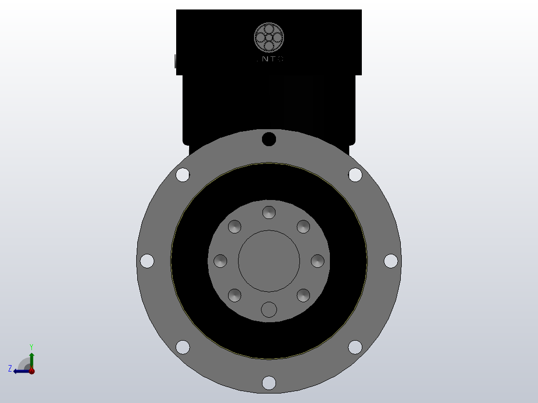 FADR-064-L1精密行星减速机[FADR064-7-P1]右视图