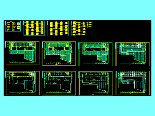 大型商场全套电气设计施工CAD图