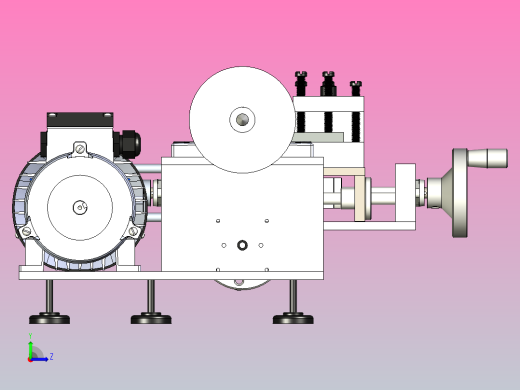 小型数控车床X-T左视缩略图