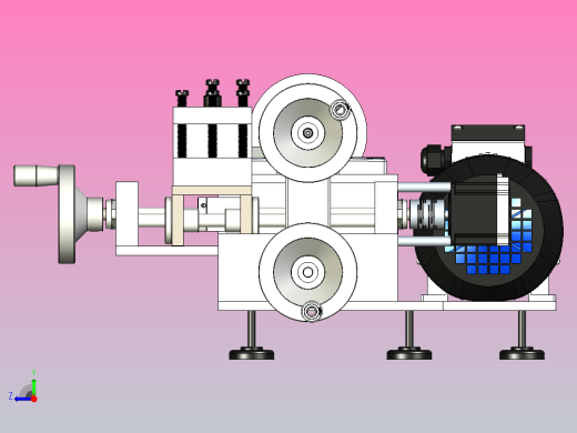 小型数控车床X-T右视缩略图