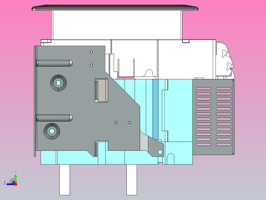 NA8-2500 2000A-2500A 4P 固定式-水平接线+门框202409右视缩略图