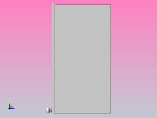 有3扇门的木质壁柜左视缩略图