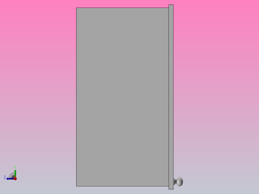 有3扇门的木质壁柜右视缩略图