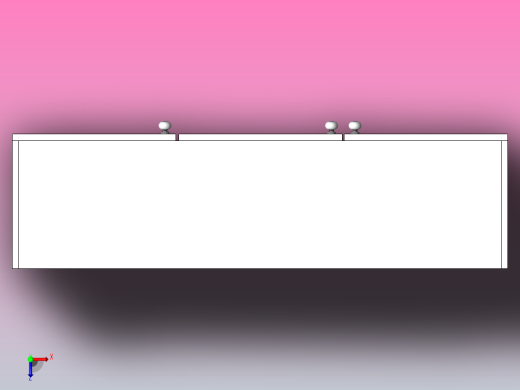 有3扇门的木质壁柜俯视缩略图