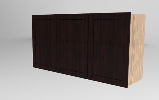 有3扇门的木质壁柜缩略图