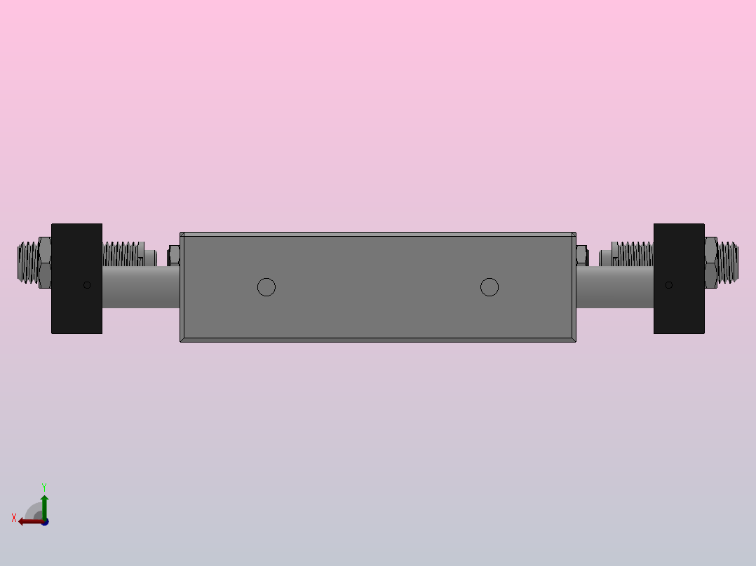 FY-STM系列滑台气缸[FY-STMB-20X25]后视图