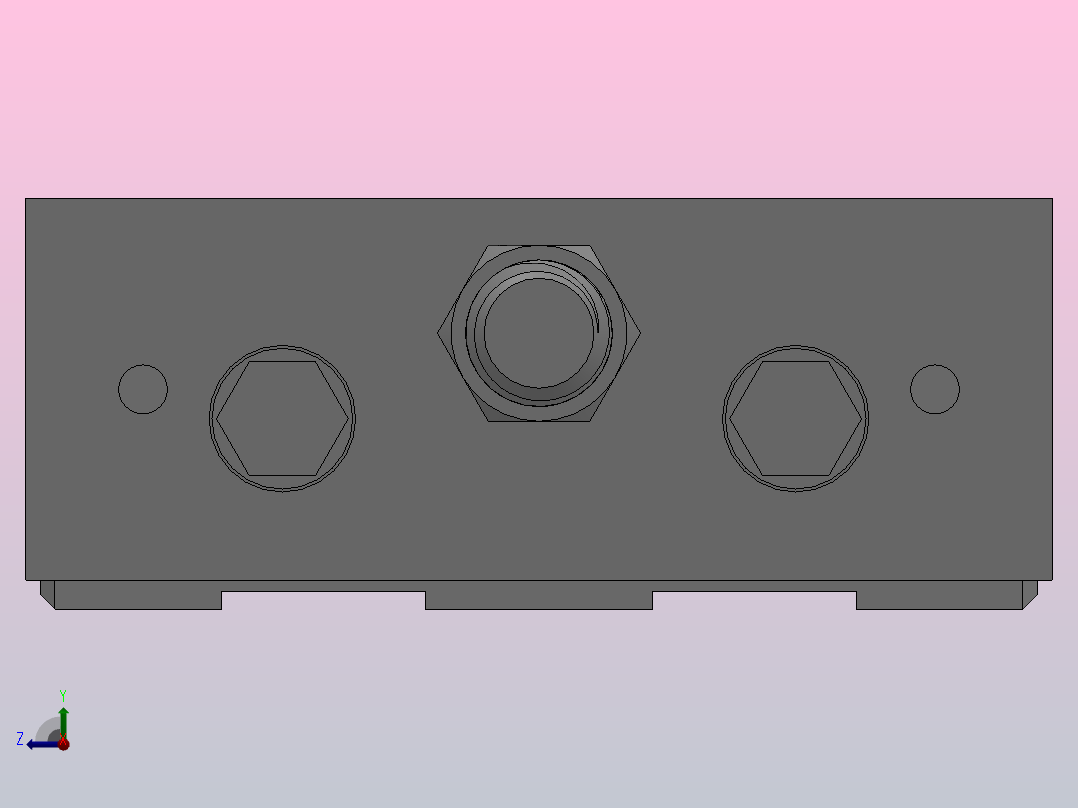 FY-STM系列滑台气缸[FY-STMB-20X25]右视图