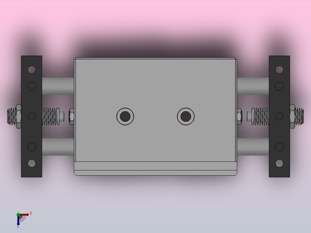 FY-STM系列滑台气缸[FY-STMB-20X25]俯视图