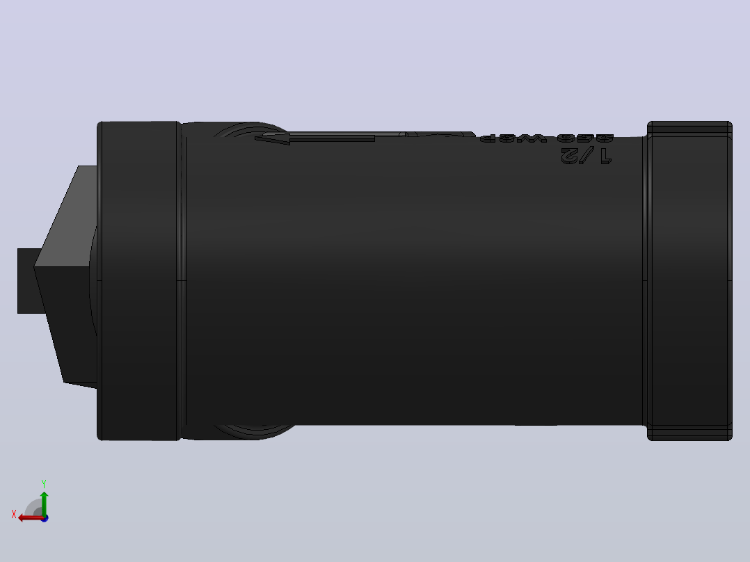 Y型过滤器，管道过滤器FNW-FNW559D后视图