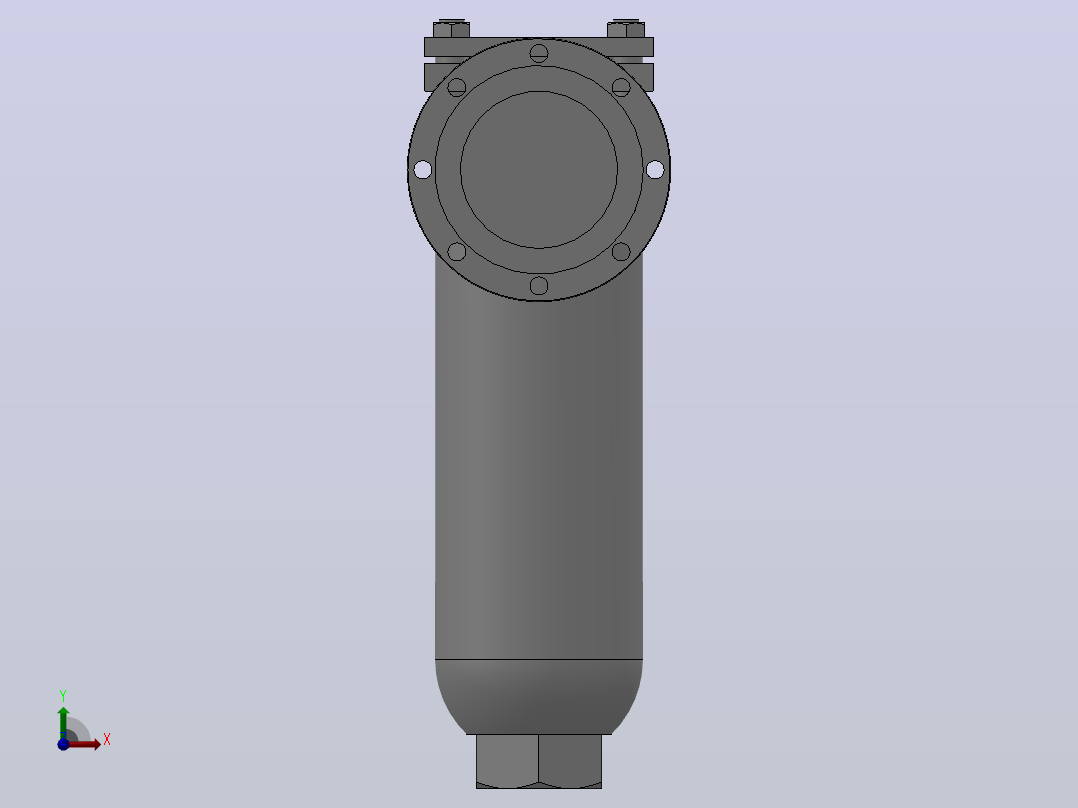 U型过滤器[U型过滤器]通径200前视图