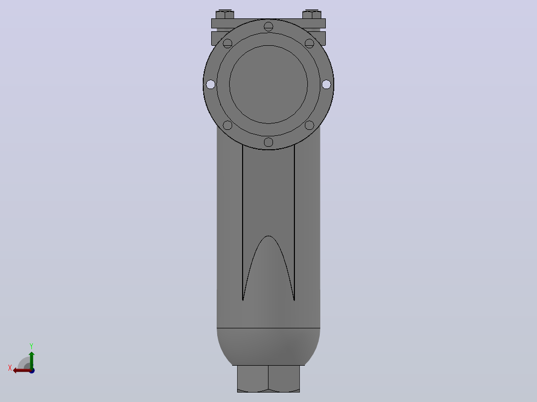 U型过滤器[U型过滤器]通径200后视图