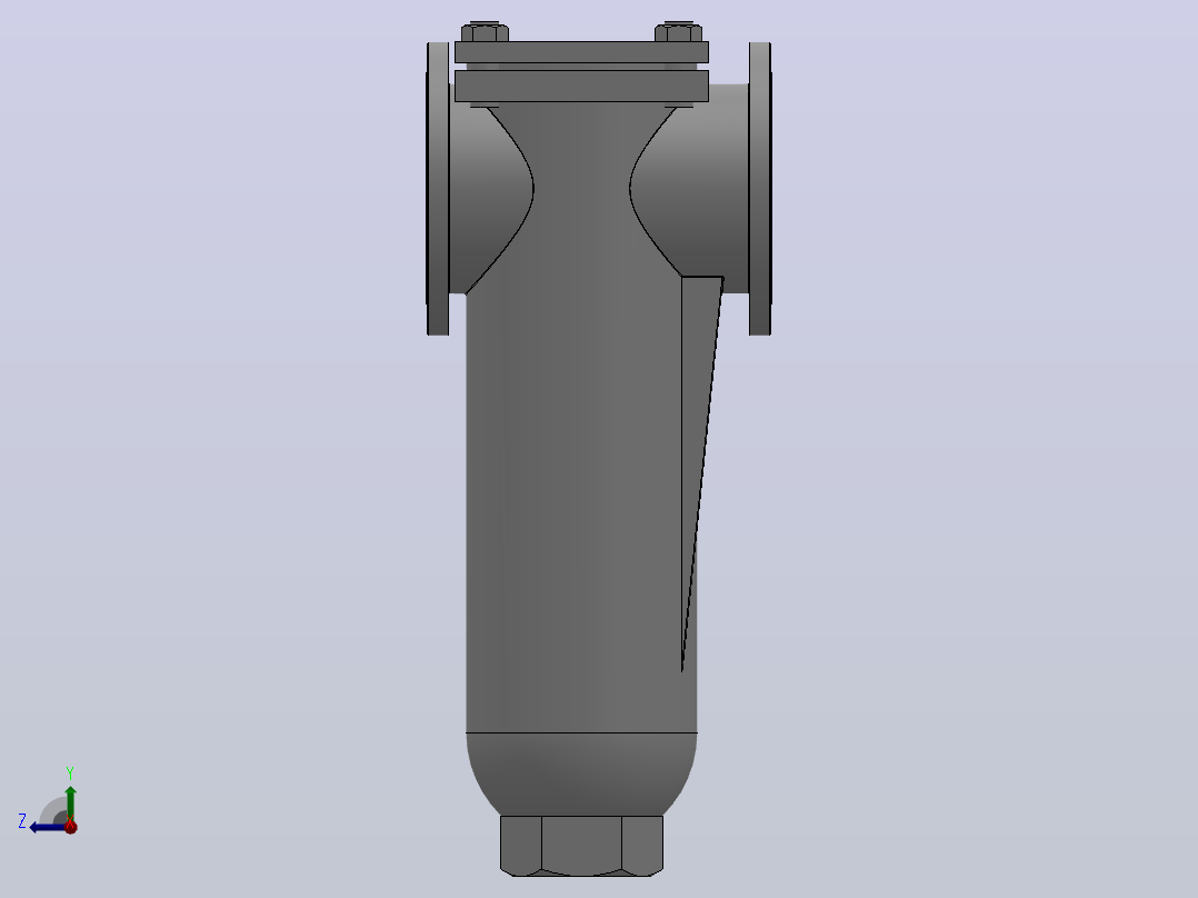 U型过滤器[U型过滤器]通径200右视图
