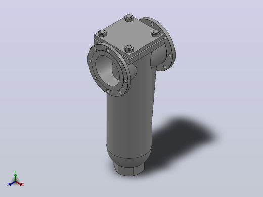 U型过滤器[U型过滤器]通径200正等轴测缩略图