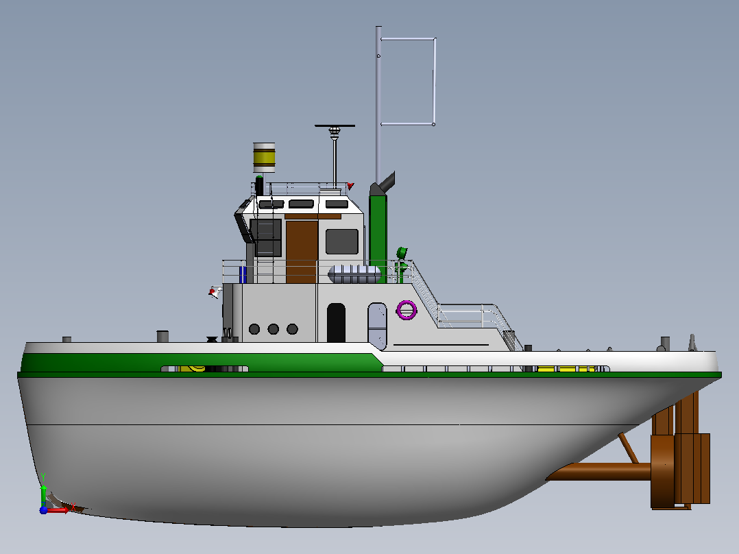 Ship Design船舶前视图