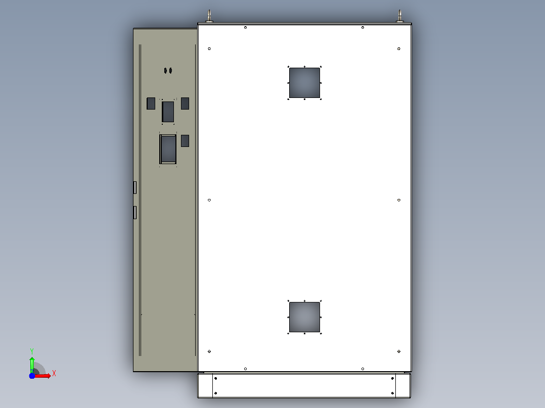 封闭器 48V SP 20A 浮充。。前视图