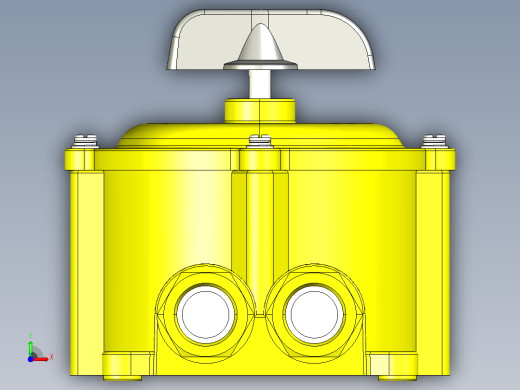 HZ10-25M_4组合开关三维模型202012前视缩略图