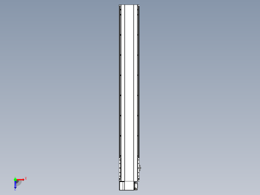 皮带直线轴半封闭可选导轨TPA-HNB-202D-140-L1400-LP-C-P75-N3俯视缩略图