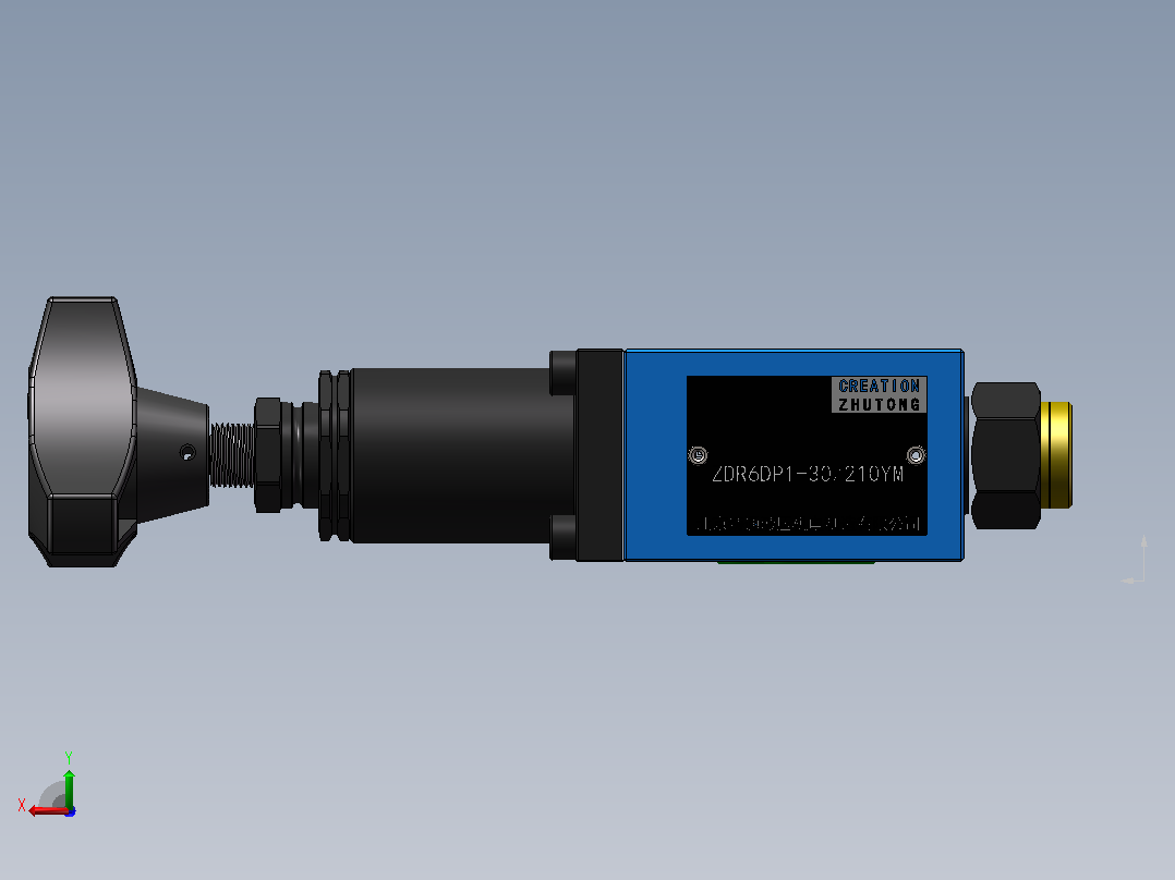 ZDR6D-P1 叠加式直动减压阀后视图