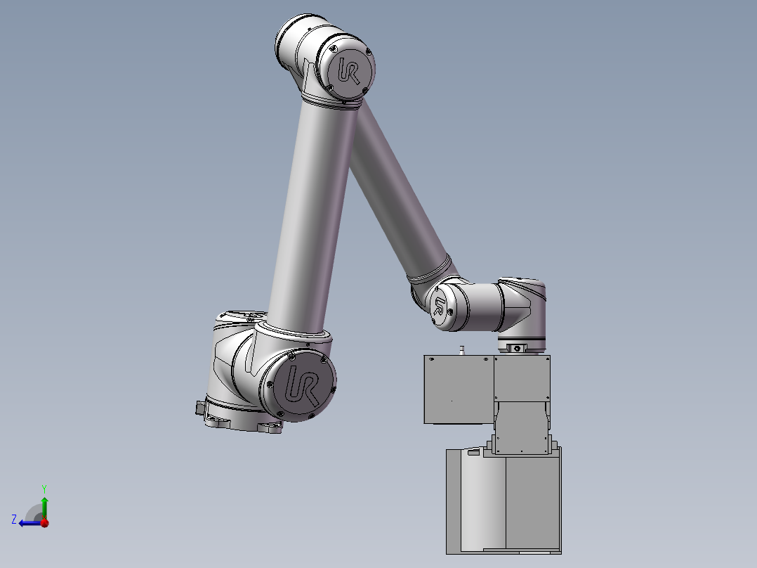 半导体花篮夹具(配机械手)sw16右视图