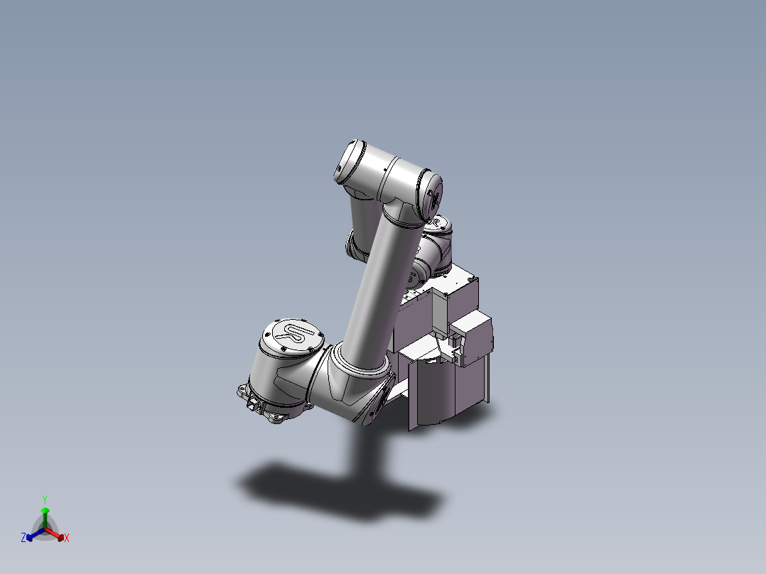 半导体花篮夹具(配机械手)sw16正等轴测图