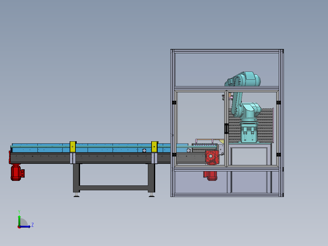 冲压件自动上料设备sw17可编辑