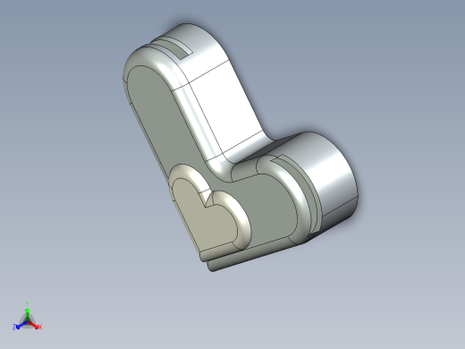 心心相映手机座正等轴测缩略图
