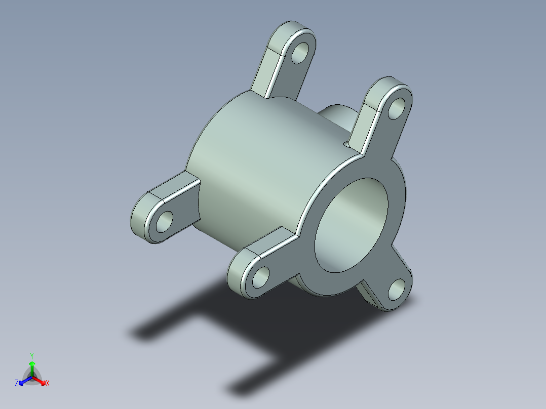 泵体正等轴测图