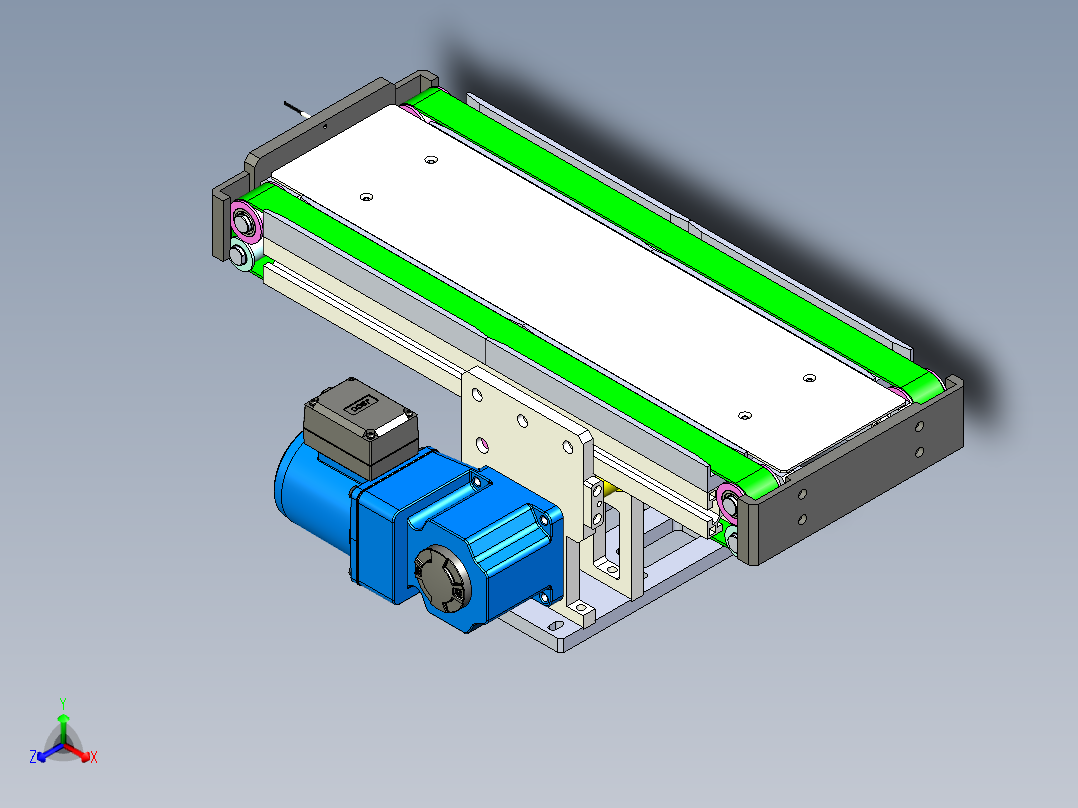 A8_双皮带流水线模组
