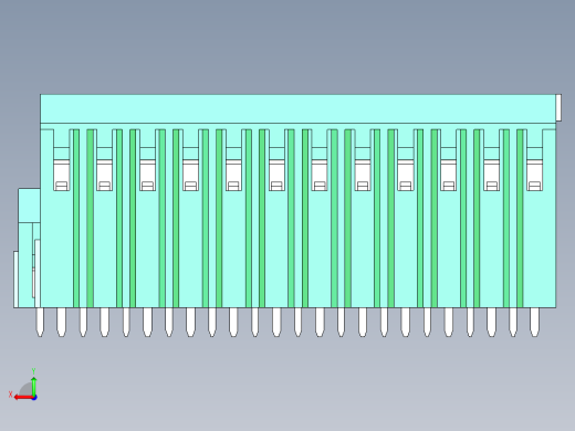 DEGSON DG500 系列 5.05.087.62mm 接线端子-DG500A-5.08-24P-14-00AH后视缩略图