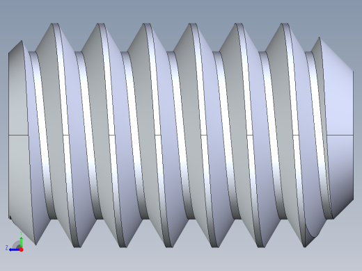 UNC 平头紧定螺钉-UNC SET SCREW 5-40 x0.187.STEP右视缩略图