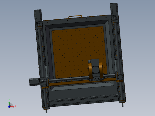 三轴雕铣床前视缩略图