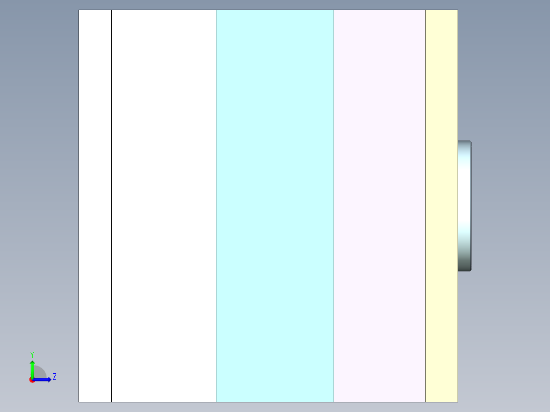 PVC管底座注射模设计左视图