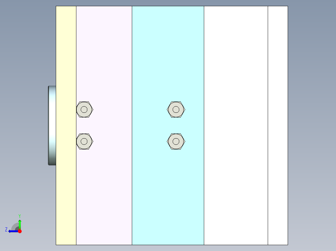PVC管底座注射模设计右视图