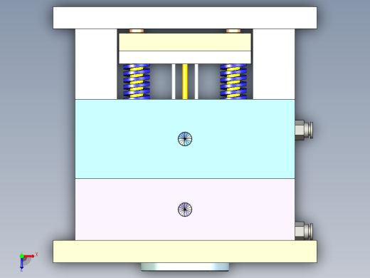 PVC管底座注射模设计俯视缩略图