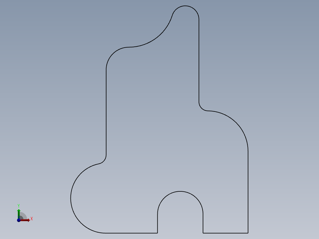 SW建模练习题-practice 2前视图