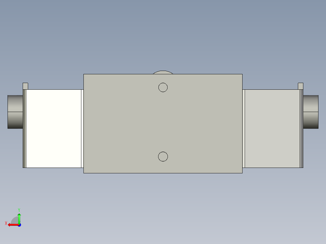 基恩士SJ-F300_bracket_kc图纸模型后视图