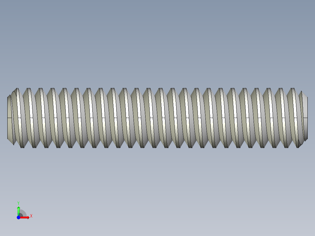 DIN 913-ISO 4026 固定螺钉-M2 L=10.STEP前视图