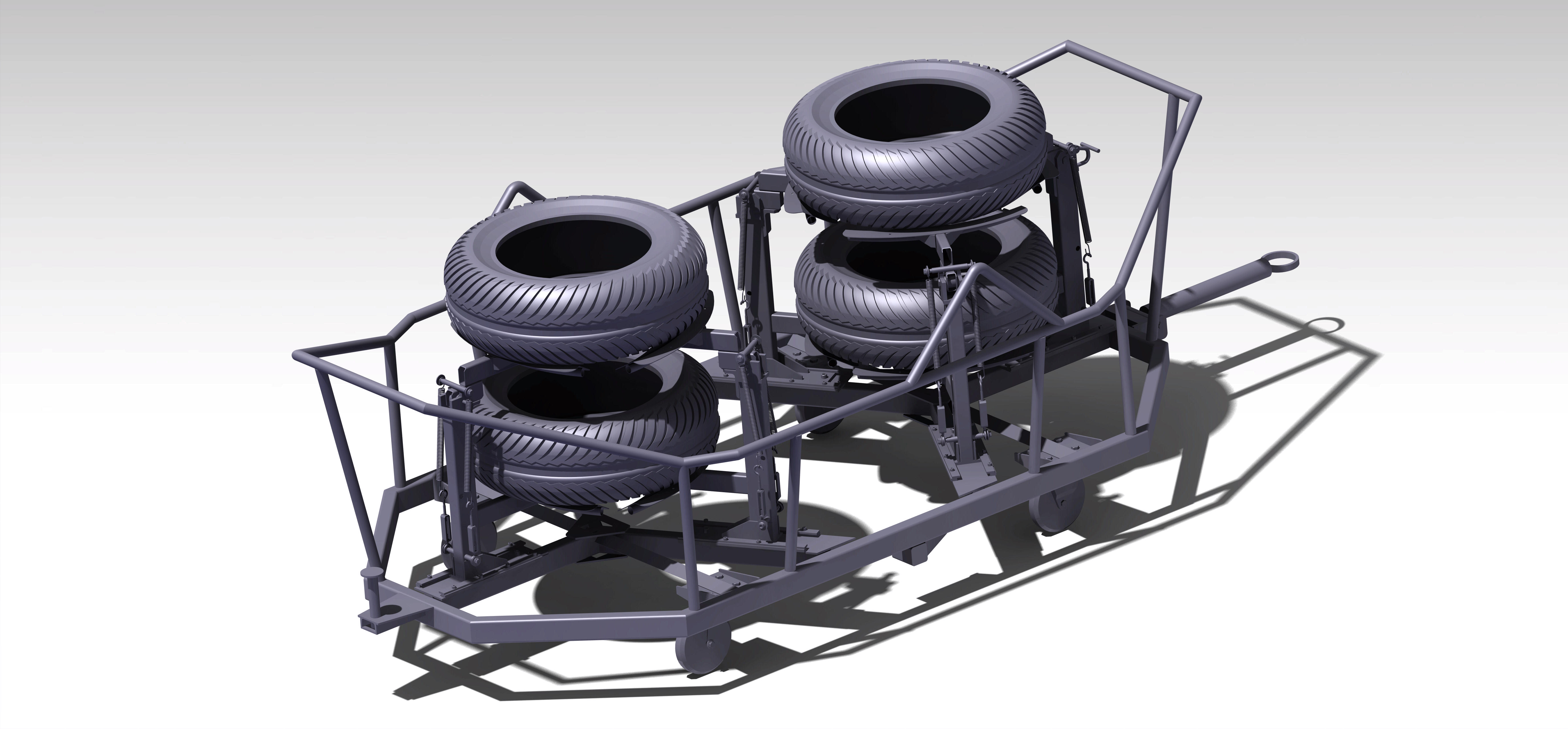 轮胎等物料搬运车