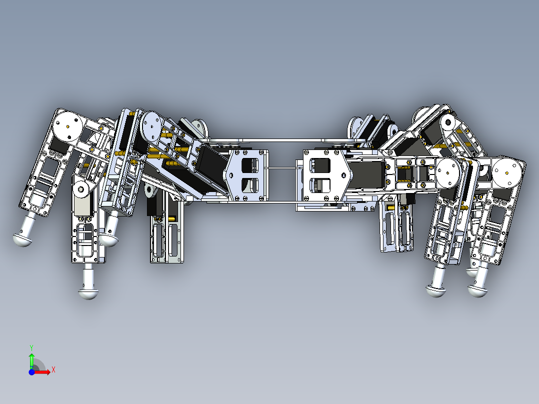 机械爪设计前视图
