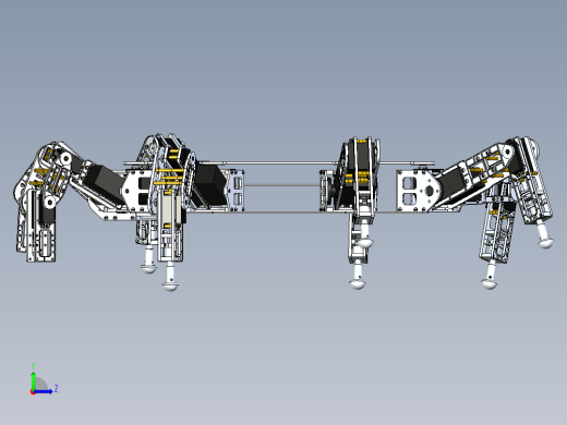 机械爪设计左视缩略图