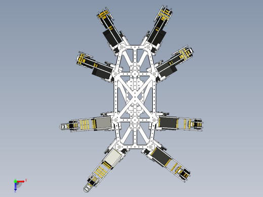 机械爪设计俯视缩略图