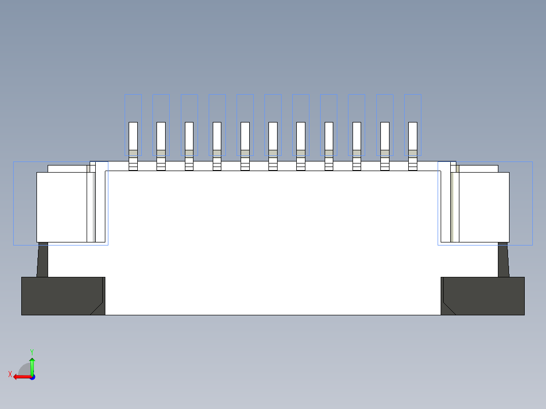 连接器 SM-FFC3B05-11-T后视图