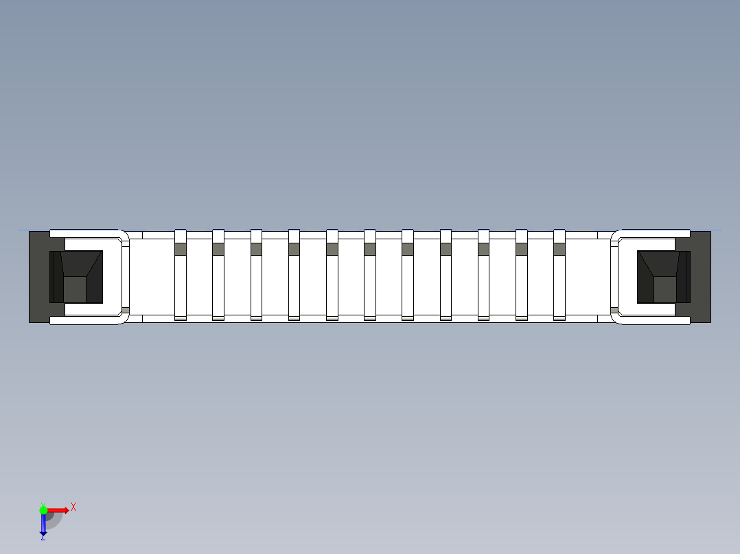 连接器 SM-FFC3B05-11-T俯视图