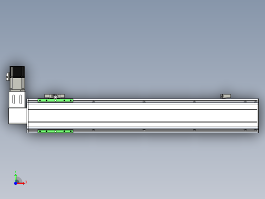 同步带滑台-半封闭B13-L90-S650-R-P40-D3前视缩略图