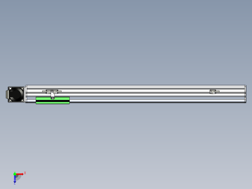 同步带滑台-半封闭B13-L90-S650-R-P40-D3俯视缩略图